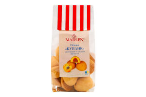 Печиво пісочне Куплик з начинкою з смаком абрикосу 160г La Madlen