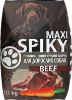 Корм д/дорослих собак з смаком яловичини сухий 10кг Спайкі
