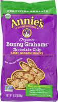 Annie's Homegrown Organic Bunny Grahams Chocolate Chip Baked Graham Snacks