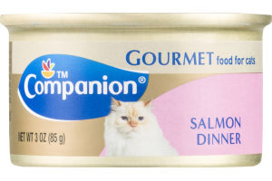 Companion Gourmet Food for Cats Salmon Dinner 3 OZ