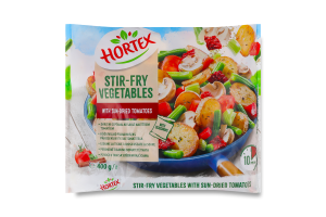 Смесь овощная быстрозамороженная с сушеными помидорами, грибами и приправами Hortex м/у 400г