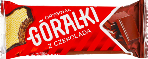 Вафли хрустящие в какао-покрытии с шоколадно-кремовой начинкой Goralki м/у 45г