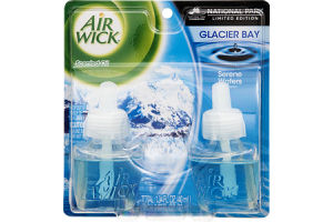 Air Wick Glacier Bay Serene Waters Fragrance Scented Oil - 2 PK