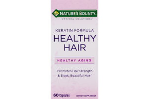 Nature's Bounty Healthy Hair Dietary Supplement - 60 CT