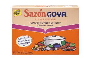 Goya Sazon Coriander & Annatto Seasoning