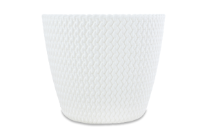 Горщик д/квітів PP SPLOFY 16 см білий DSP160-S449 И726 (Польща)