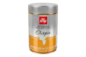 Кава Illy Ethiopia Monoarabica в зернах з/б 250г х12