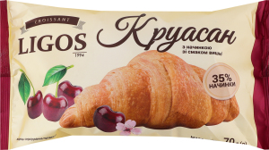 Круасан з начинкою зі смаком вишні , ТМ "LIGOS" 70г