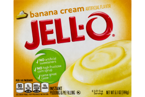 Jell-O Instant Pudding Banana Cream