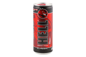 Напій енергетичний безалкогольний газований Classic Hell з/б 250мл