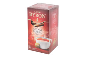 Чай чорний байховий Assam Magic Lord Byron к/у 25х1.8г