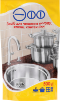 Засіб д/чищення посуду кахля сантехніки 500г д/п Ефф