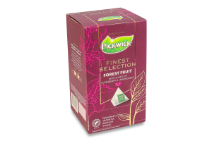 Чай чорний ароматизований з лісовими ягодами, бузиною та лемонграсом Forest fruit Finest selection Pickwick к/у 25х2г