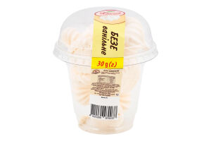 Тістечко Безе ванільне 30г Кравест Світ