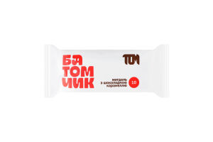 Батончик в молочном шоколаде Миндаль с шоколадной карамелью Том м/у 45г