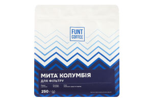 Кава натуральна смажена в зернах Мита Колумбія Funt Coffee м/у 250г