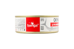 Скумбрія у томатному соусі Banga з/б 240г