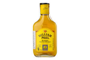 Виски 0.2л 40% шотландский купажированный William Peel бут