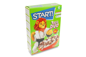 Завтраки сухие зерновые Шарики Duo Start! к/у 250г