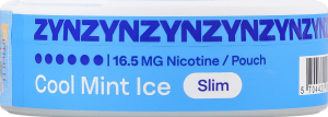 Подушечки никотиносодержащие бестабачные Cool mint ice Slim ZYN 20х0.7г