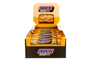 Батончик с крем-пастой из арахиса с жареным арахисом и карамелью покрытый молочным шоколадом Snickers м/у 3х18.25г