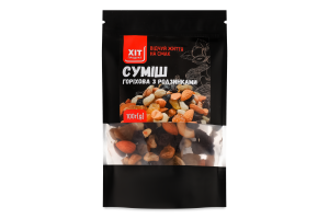 Смесь ореховая с изюмом Хіт продукт д/п 100г