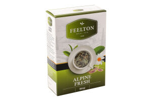Чай Alpine Fresh зелений крупнолистовий 80г Feelton