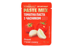 Паста томатна 25% з часником Paste mix Pripravka д/п 70г