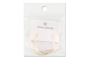 Сережки Кільця жовтий метал в асортименті