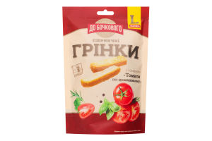 Грінки пшеничні Томати по-домашньому До Бочкового д/п 120г