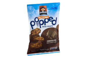 Quaker Gluten Free Popped Rice Crisps Chocolate
