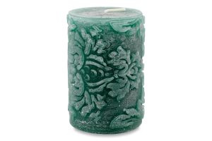 Свічка Барокко зелено-блакитна Candy Light
