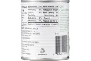 Ahold Green Beans Cut No Salt Added