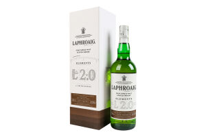 Виски 0.7л 59.6% односолодовый Elements Laphroaig к/у