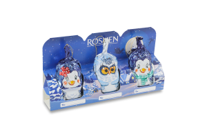 Фігури з молочного шоколаду Зимові друзі Roshen к/у 3х20г