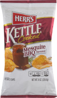 Herr's Kettle Cookied Potato Chips Mesquite BBQ
