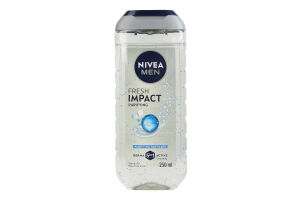 Гель для душа для тела, лица и волос 5в1 Fresh impact Nivea Men 250мл