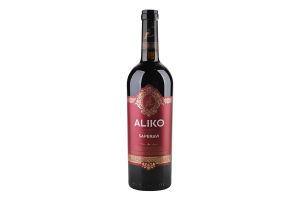 Вино 0.75л 9.7-14% червоне сухе ординарне столове сортове Сапераві Aliko C&W пл