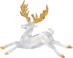 Підвіска новорічна Лось шампань 11,5*14см КМ