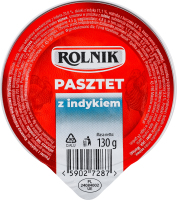 Паштет ROLNIK 130 г з індички (Польща)