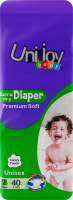 Підгузки Premium Soft S 3-6кг 40шт Uni Joy