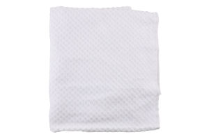 Рушник Дамаск білий махровий велюр 50*90см 550г/м2 ГМ Текстайл