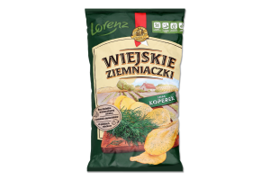 Чипси Wiejskie Ziemniaczki смак кропу