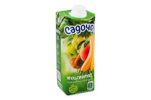 Напиток соковый с мякотью пастеризованный Мультифрукт Садочок т/п 500мл