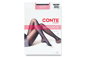 Колготки женские Conte elegant Solo 40den 3 nero