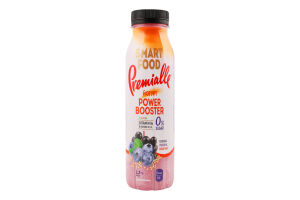 Йогурт 1.3% с подсластителем и витаминами Бузина-голубика-амарант Power booster Smart Food Premialle п/бут 290г