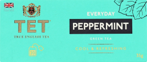 Чай зеленый байховый мелкий с ароматом мяты Перцовая мята TET к/у 20х1.75г