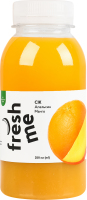 Сок пастеризованный прямого отжима апельсиновый с пюре манго Fresh me п/бут 250мл
