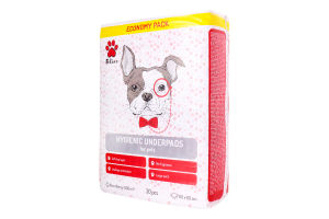 Прокладки для тварин гігієнічні 60х60см Economy Pack Petino 30шт