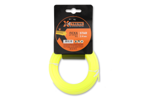 Ліска д/тримера жовта зірка 2,4мм*15м X-Treme